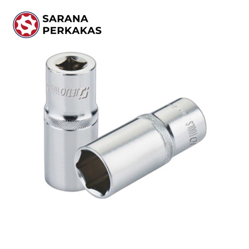 JETJO SOCKET DEEP WALL 1/2 DR6 15 MM