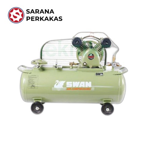 SWAN Kompresor Angin Unloader 1 HP SVU-201 Dengan Mesin Bensin LC120 4 HP