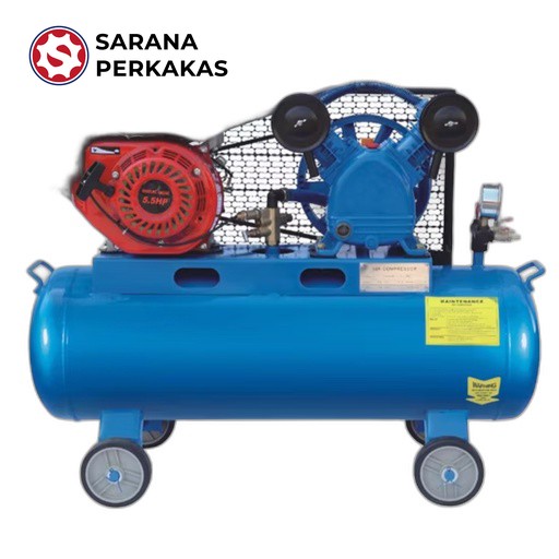 Puma 5 HP PUK-50-160 A Kompresor Angin Unloader Dengan Mesin Diesel R 185