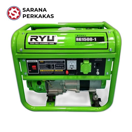 RYU ENGINE Mesin Genset 3600 Rpm 2.8 Hp 900 Watt 8 Liter (Model Np1500)