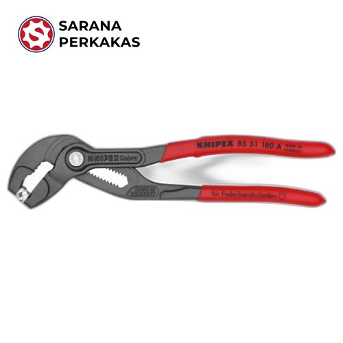 KNIPEX Spring hose clamp pliers 8551180ASB