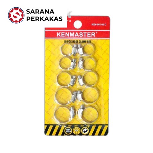 KENMASTER KLEM SELANG SET 10 PC YELLOW (MOQ 1 DUS)