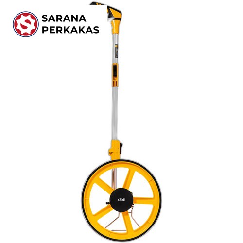 Deli Measuring Wheel / Meteran Dorong Jalan 1 Roda Akurat EDL330112 (1 PCS)