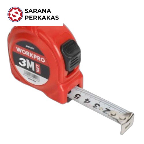 WORKPRO 3MX16MM PLASTIC TAPE MEASURE WP261002
