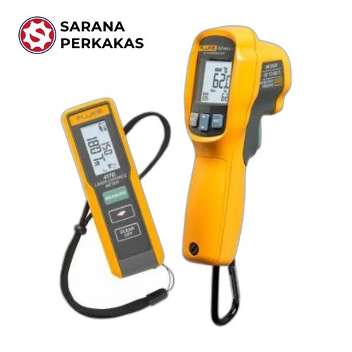 FLUKE 417D/62MAX Plus Laser Distance Meter/Infrared Thermometer Combo Kit
