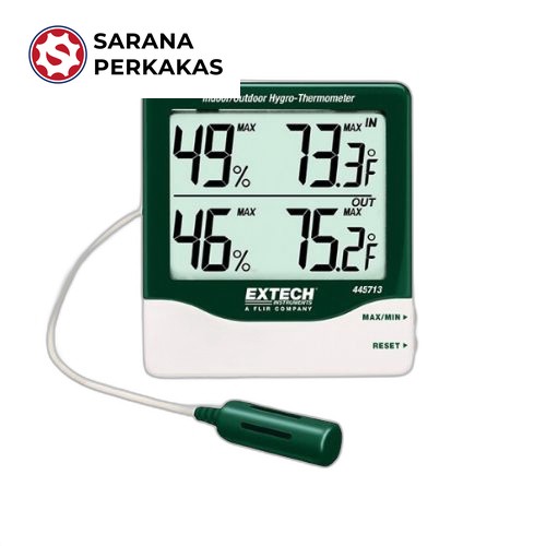 EXTECH HYGROTHERMOMETER IN/OUTDOOR 445713
