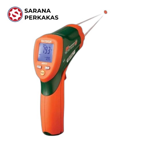 EXTECH IR THERMOMETER DUAL LASER 600C 42511