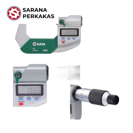 Sata IP65 Digital Micrometer 25-50 mm