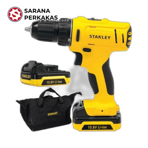 STANLEY LI-ION DRILL DRIVER (2x1.5Ah Battery) PLUS SOFTBAG