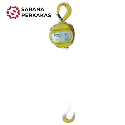 KRISBOW CHAIN BLOCK 1.0TON X 2.5M PRCB1025