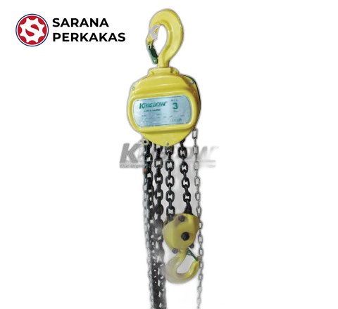 KRISBOW HEAVY DUTY CHAIN BLOCK 5.0TON X5.0M
