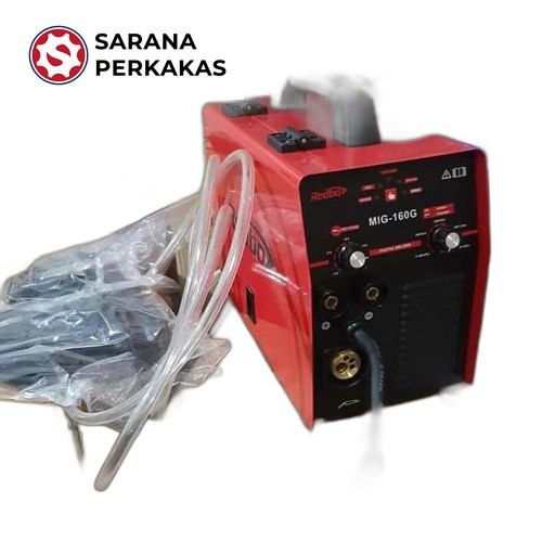 REDBO INVERTER WELDING MACHINE/MESIN LAS MIG-160G (5KG) (SINGLE PHASE/220V/50HZ)