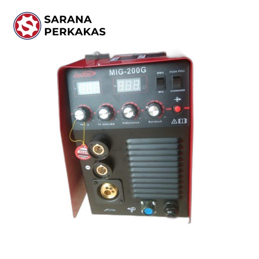 REDBO INVERTER WELDING MACHINE/MESIN LAS FULL CORE MIG-200G (5 KG) (SINGLE PHASE/220V/50HZ)