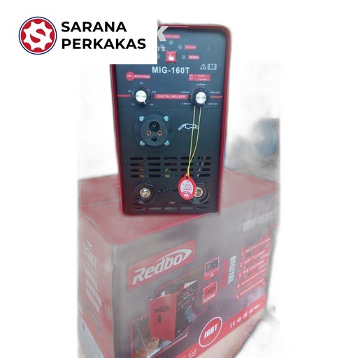 REDBO INVERTER WELDING MACHINE/MESIN LAS MIG-160T(1KG) (SINGLE PHASE/220V/50HZ)