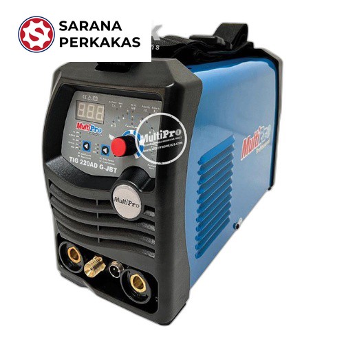 Multipro Gtaw/Tig/Mma Welding Machine Mosfet Inverter (Ac/Dc) 200A AC/DC Inverter Pulse TIG 220V 50/60Hz, 1 Phase 9 kg TIG 220AD G-JBT