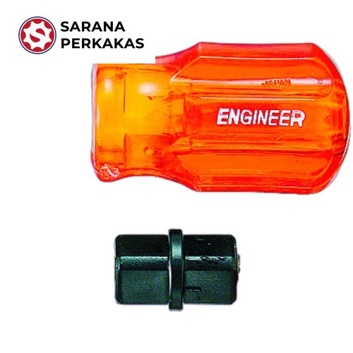 ENGINEER Combination Reversible Stubby Driver