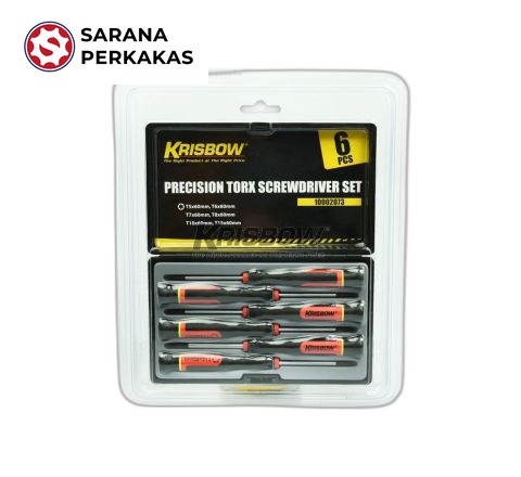 KRISBOW TORX PRECISION SCREWDRIVER ST 6PC LPTPS6