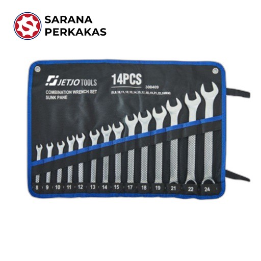 JETJO COMBINATION WRENCH SET 14 PCS (8-24MM)