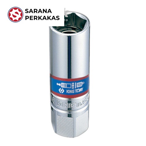 KING TONY 6 POINT MAGNET SPARK PLUG SOCKET 16MM 3/8 INCH