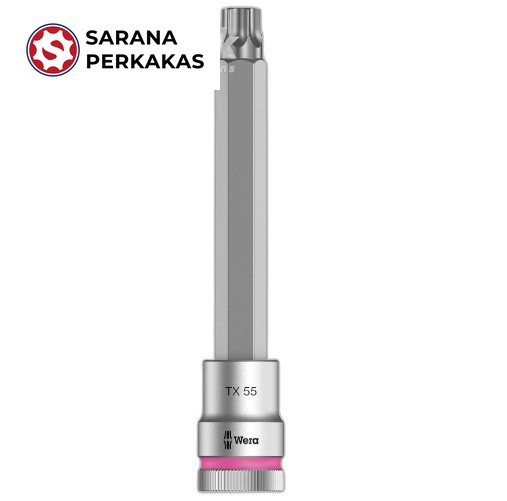 Wera Zyklop bit socket with 1/2 Inch drive holding function 8767 C HF TORX 55 x 140 mm