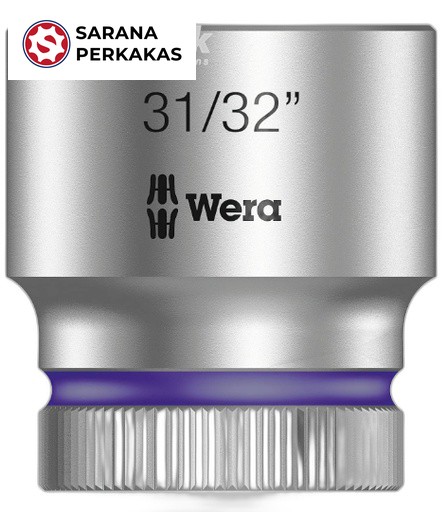 Wera Zyklop socket with 1/2 Inch drive 8790 HMC Zyklop Nuss 31/32 Inch