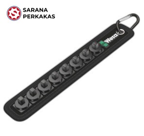Wera Socket rail (textile belt), 8 location, unloaded Belt A 8 location unloaded