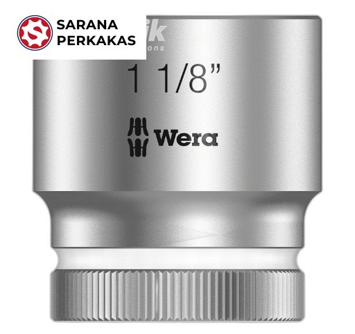 Wera Zyklop socket with 1/2 Inch drive 8790 HMC Zyklop Nuss 1 1/8 Inch