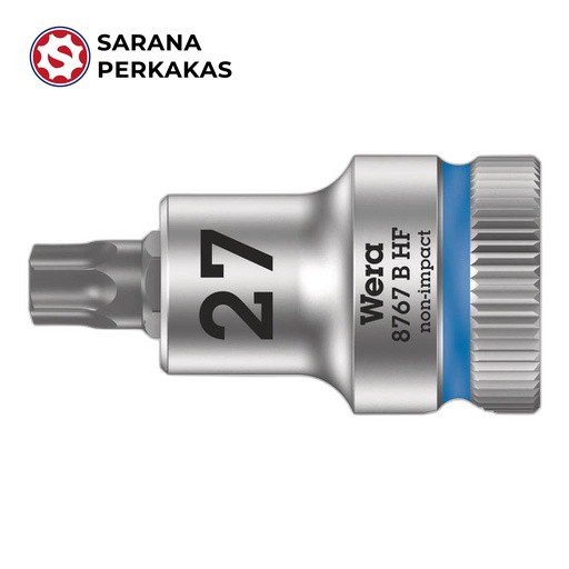 Wera Zyklop bit socket with 3/8 Inch drive holding function 8767 B HF TORX 27 x 35 mm