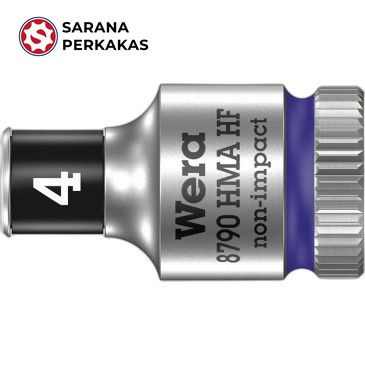 Wera Zyklop socket with 1/4 Inch drive, holding function 8790 HMA HF 9,0